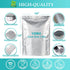 50pcs 1 10 10"x14" Storage(10"x14", Gallon Mylar Bags for Food Storage, Mil Stand-Up Zipper Pouches Resealable and Heat
