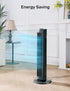 PELONIS 30 Inch Oscillating Tower Fan, 3 Speed Settings, Auto-off Timer, Standing Fan PFT28A2BBB, Black