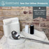 Elegant Oval Ceramic Tray for Soap and Sponge Organization