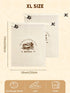 Weenkler 2 Pack Beeswax Bread Bag Reusable Linen Storage Bags with Zipper and Straps for Homemade Sourdough Loaf Breads