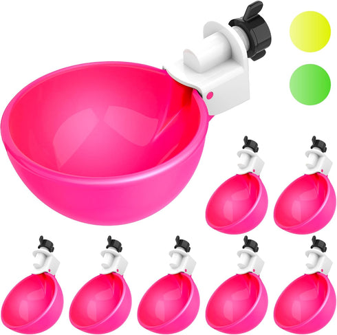 Lil'Clucker - Large Automatic Chicken Waterer Cups Suitable for Ducks, Geese, Turkeys,