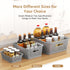 MaxGear 3 Packs Organization and Storage Bins, Plastic Storage Baskets with Handles for Home Organizing