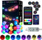 16.4Ft Smart Globe String Lights, 25 Dimmable RGB Mini LED Color Changing Lights with App & Remote Control