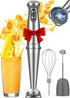 KOIOS Immersion Blender, 1000W Anti-scratch 3-in-1 Hand Blender, Upgraded 12 Speed Stainless Steel Blade Stick Blender