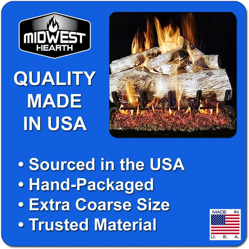 Vermiculite Granules for Gas Logs by Midwest Hearth - 12 oz Bag