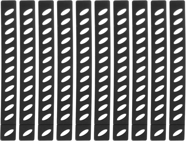 uxcell 30Pcs Knife Edge Guards, Universal Blade Covers Plastic Knife Sheath for Kitchen, Black