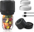 Electric Mason Jar Vacuum Sealer Kit with Wide Regular Mouth Mason Lids for Food Storage - Black