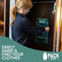 Pack Gear Hanging Carry-On Organizer - Standard Hanging Luggage Organizer Fits Any Carry On - Green, S