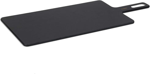 Cuisipro Fiber Wood Handle Cutting Board, 18x7.5in, Slate-color