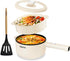 Dezin Electric Cooker, 2L Non-Stick Sauté Pan, Mini Pot for Steak, Egg, Fried Rice, Ramen, Oatmeal
