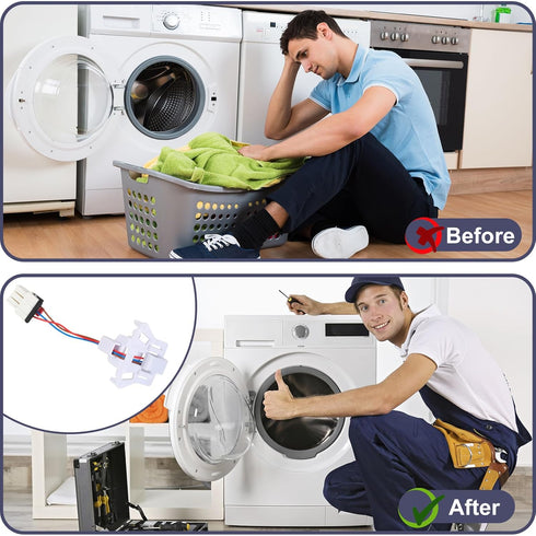 Washing Machine Speed Sensor Replacement WH03X32158 WH12X26330, Suitable for Various Models, Important Parts of Washing