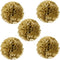 Allydrew 8" Set of 5 Tissue Pom Poms Party Decorations for Weddings,