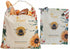 2 Pack 2 Reusable Beeswax Breads Bag | Organic Sourdough bread bags for homemade bread | Fridge and Freezer friendly