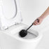 Brabantia ReNew Toilet Brush & Holder Set, Matt Black, Free-Standing, Hygienic Discreet Toilet Bowl Cleaner