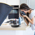 Motorized Rotating Display Stand, 7.87inch, 360 Degree Turntable for Photography Products, Black