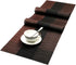 SHACOS Table Runners Woven Vinyl Table Mats 12x54 inch for Kitchen Dining