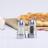 Chef Specialties Clear 3.5" Metro Pepper Mill and Salt Mill Set