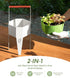 2 1 7.5'' 17.3'', Planter with Stand, Metal in Portable Planter with Grow Bags & Handle, Stable Stylish Indoor Plant