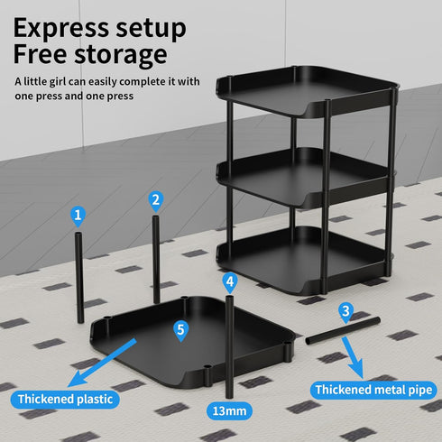 Altdnmaf 8 Tier Vertical Narrow Shoe Rack, Stackable Tall Skinny Shoerack, Compact Single Shoes Storage Tower for Slim