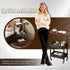 3 2 Tier Metal Rolling Utility Cart Organizer with Walnut Table Top, Stable and Sturdy Rolling Storage Carts