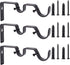 Ycolnaefllr Set of 3 Heavy Duty Oil Rubbed Bronze Double Curtain Rod Holders for 1 and 0.7-Inch Rods
