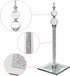 Qiuhome Countertop Crystal Paper Towel Holder Stand Bling Paper Towel Holder Kitchen Decor (Silver)