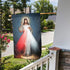 YISHOW Divine Mercy Garden Flag Double Sided Vertical Religious Faith Jesus Christian House Flags Outdoor Decor