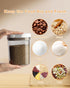 Airtight Coffee Storage Container - 1.1QT/1300ML Plastic Canister with Lid for Coffee, Flour, Sugar, BPA Free