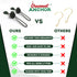 ORNAMENT ANCHOR Heavy Duty Christmas Tree Ornament Hooks for Small & Large Ornaments - Green, 24 Count - No-Slip Xmas
