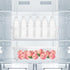 6PCS 15inch YOUNTHYE Fridge Organizer Bins Breastmilk Freezer Storage Organizer Narrow Freezer Organizers Bins Long