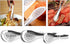 Pack of 3 Sizes Stainless Steel Tongs, Heavy Duty Food Tongs for Salads, Bread, Ham, BBQ, Cooking, Serving