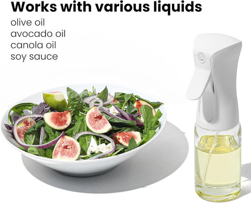5.1 oz (150ml), (Set 2) Mistifi Glass Oil Sprayer/Mister fl For Cooking Oil, Olive Oil, Soy Sauce, Vinegar, Non-Aerosol