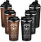 Ziliny 6 Pcs Christian Gifts for Men 17 oz Coffee Tumbler Inspirational