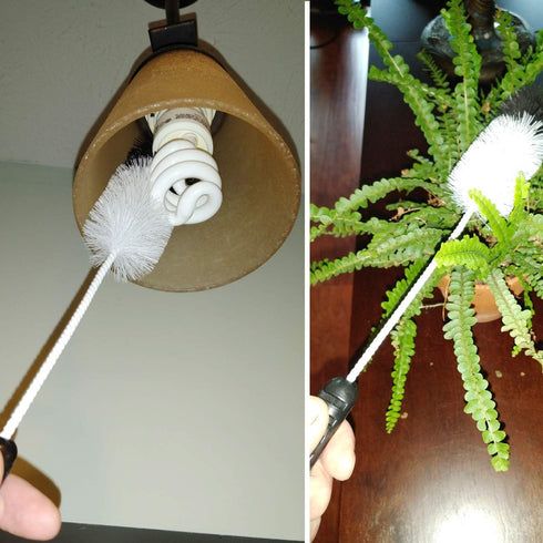 Set (8) NewFerU Wire Bottle Cleaning Brush Small Large Thin Long Handle, Utility Cleaner Bendable Flexible for Narrow