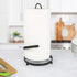 Countertop Spectrum Ashley Black Paper Towel Holder with Easy Tear Arm for Kitchen Organization, Modern Weighted Steel