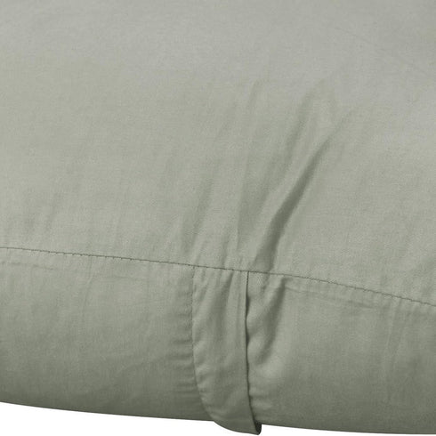 Thmyo 4-Pack 100% Cotton Decorative Throw Pillow Case, Grey, 20x20 Inch for Sofa Bedroom