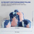 Jillche Bed Fluffy Fur Reading Pillow for Adults & Kids Unisize, Stylish Back Pillow for Bed Sitting Up, Bed Chair