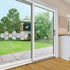 STICKERGURU 16 Pieces Hexagons and Bee Window Clings - Non Adhesive Vinyl Decals to Save Birds, Rainbow