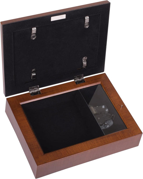 Charming Woodgrain Jewelry Music Box for Someone Special - Plays Wonderful World