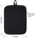 100% Cotton with Silicone Kitchen Everyday Basic Pot Holder Heat Resistant Coaster Potholder Oven Mitts Set of 2 (Black)