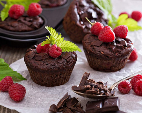 Muffin Pan, 6 Cup Cupcake Baking Pan, No Stick Carbon Steel, Easy Clean