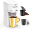 Single Serve Coffee Maker for K-Cup and Ground Coffee,Fast Brew,6-12 oz Brew