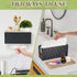 Commercial Paper Towel Dispenser Wall Mount, Paper Towel Holder Wall Mounted with Lid, Solid Wood C-Fold, Z-Fold