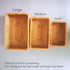 Handmade Rectangle Wicker Fruit Box - Rattan Tray Magazine Organizer and Small Objects Container