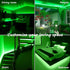 Areful 16Ft Rope Lights, Waterproof Connectable Strip Lighting Red, Indoor Outdoor Mood Lighting for Home Christmas