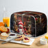 JEOCODY Christmas Snowman Toaster Cover - Fits Most Standard 2 Slice Toasters, Universal Size Dustproof Cover for Women