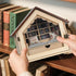 300 Anxiety Bookshelf, Pcs Mini Books Bookshelf Decor Display for Stress Relief and Fun Decor Mini Ornament Shake Away