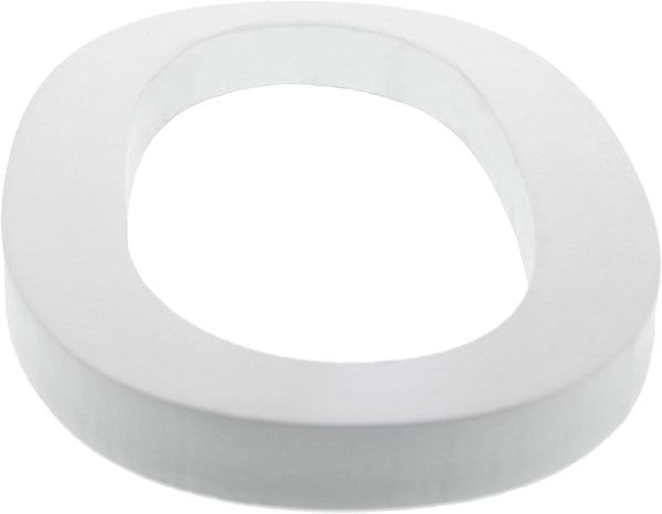 BestPysanky Arial Font White Painted MDF Wood Number 0 (Zero) - 6 Inches