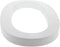 BestPysanky Arial Font White Painted MDF Wood Number 0 (Zero) - 6 Inches
