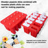 Miaowoof Homemade Popsicle Molds, Silicone Ice Popsicle Maker Non-BPA, with 50 Sticks, 50 Bags, and Storage Container